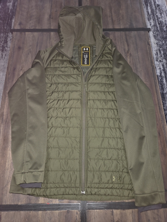 Under Armour Other - Under Armour storm lightweight hooded storm jacket full zip green Large